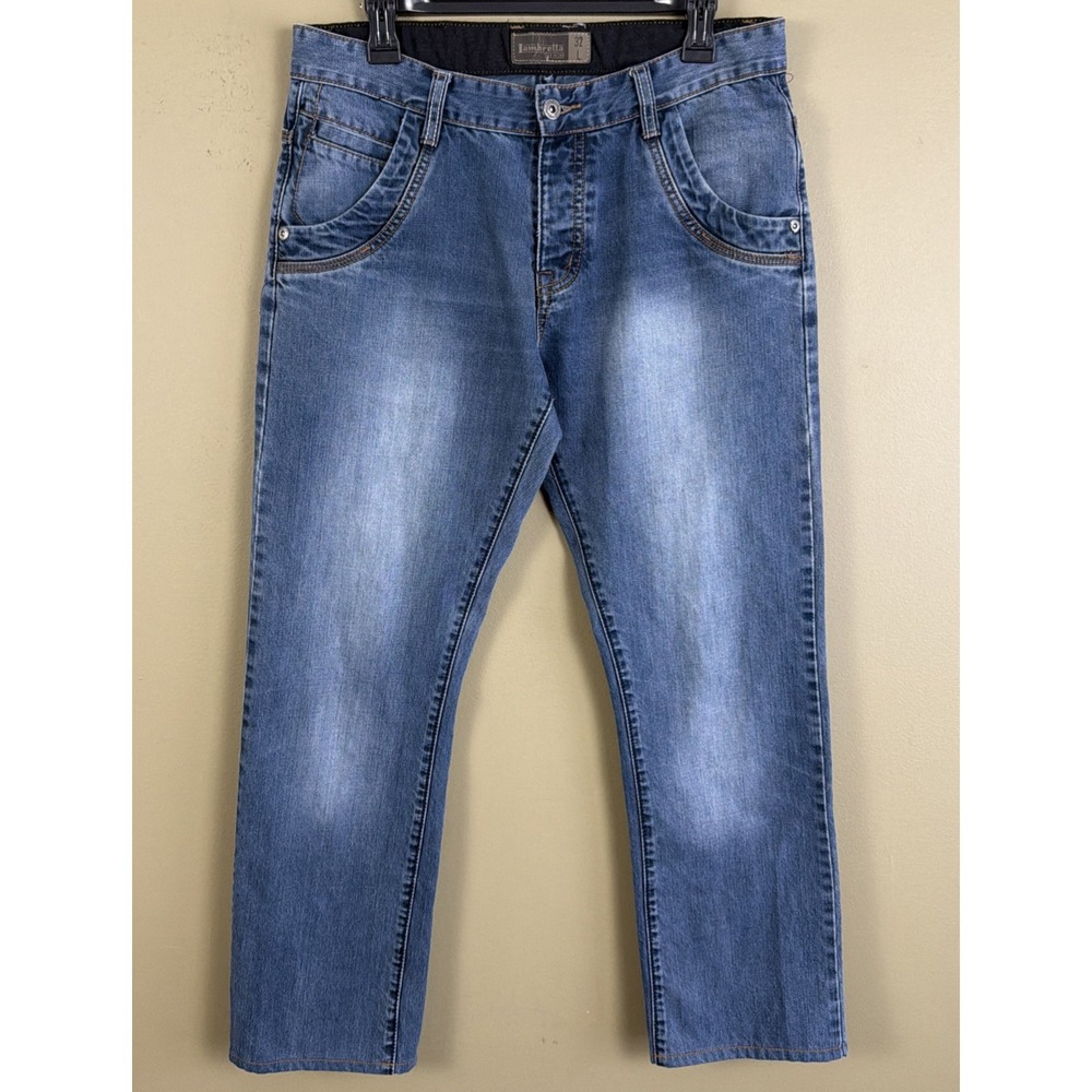 Vintage Rare SX Series LAMBRETTA JEANS Y2K OG UK Scooter Italy 32L Carnaby St.